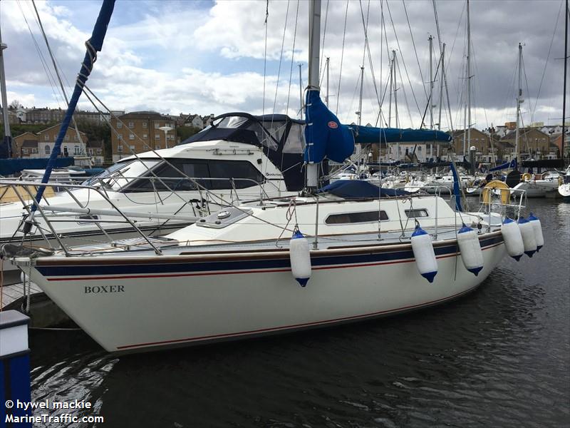 boxer (Unknown) - IMO , MMSI 232046007, Call Sign MJPG5 under the flag of United Kingdom (UK)