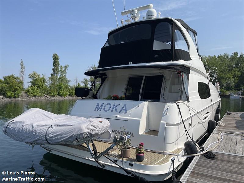 moka (Pleasure craft) - IMO , MMSI 316046306, Call Sign CFA4084 under the flag of Canada