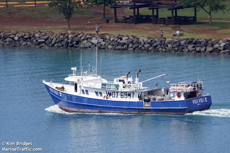 vui vui ii (Fishing vessel) - IMO , MMSI 367420020, Call Sign WDE9678 under the flag of United States (USA)