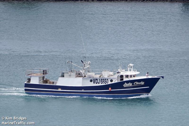 lady cindy (Fishing vessel) - IMO , MMSI 368001140, Call Sign WDJ6880 under the flag of United States (USA)