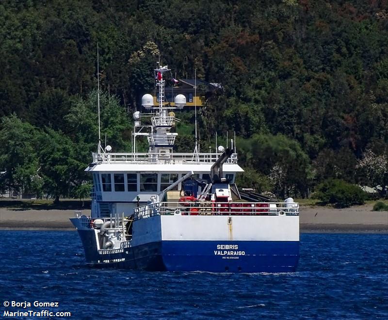 seibris (Fish Carrier) - IMO 9264269, MMSI 725003109, Call Sign CA7641 under the flag of Chile