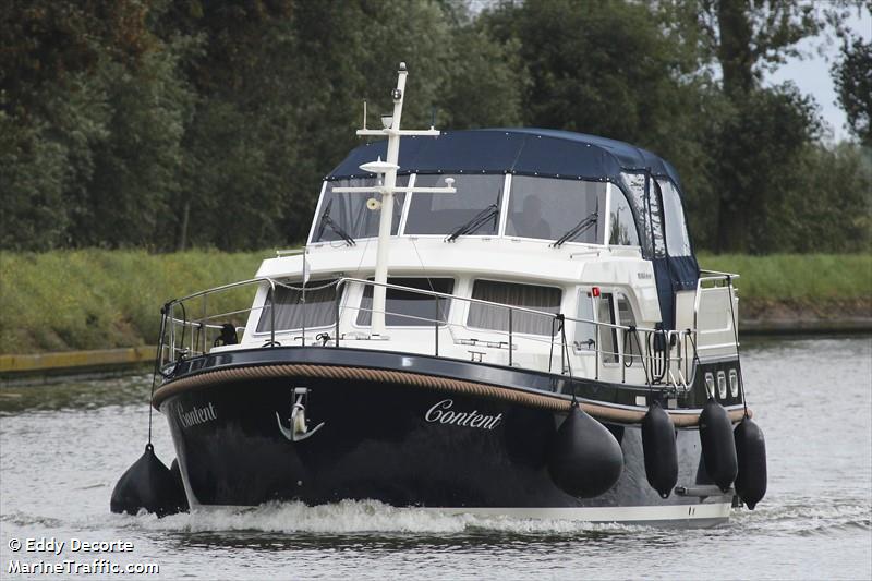 content (Pleasure craft) - IMO , MMSI 205363470, Call Sign OQ3634 under the flag of Belgium