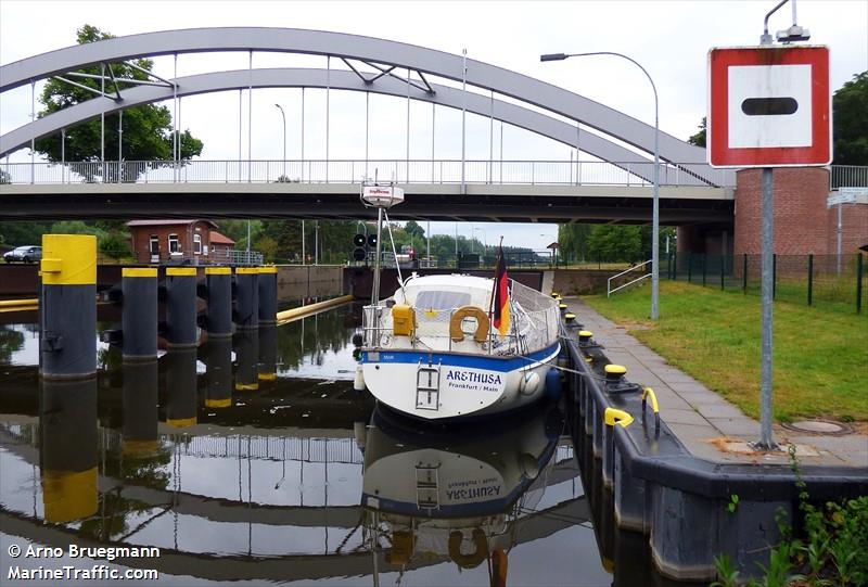 arethusa (Pleasure craft) - IMO , MMSI 211681080, Call Sign DOEK under the flag of Germany