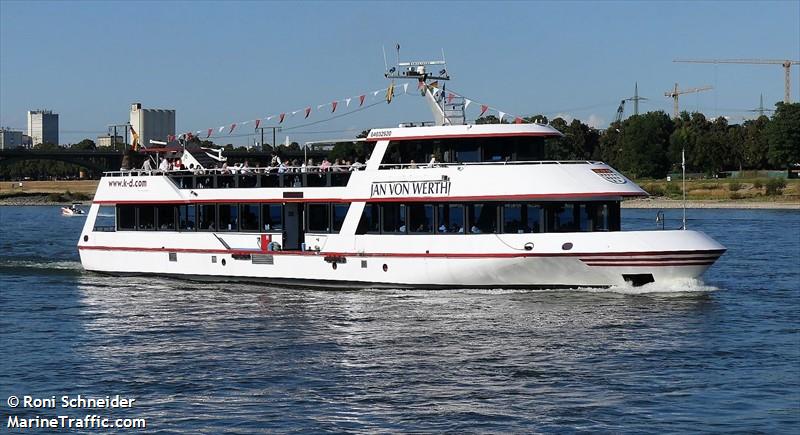 jan von werth (Passenger ship) - IMO , MMSI 211876730, Call Sign DC8136 under the flag of Germany