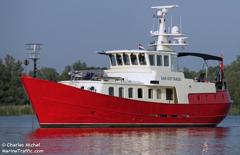 san gottardo (Pleasure craft) - IMO , MMSI 219031740, Call Sign OULL under the flag of Denmark