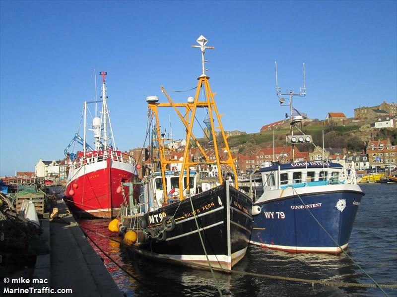 silver fern (Fishing vessel) - IMO , MMSI 235006892, Call Sign  MUJL under the flag of United Kingdom (UK)