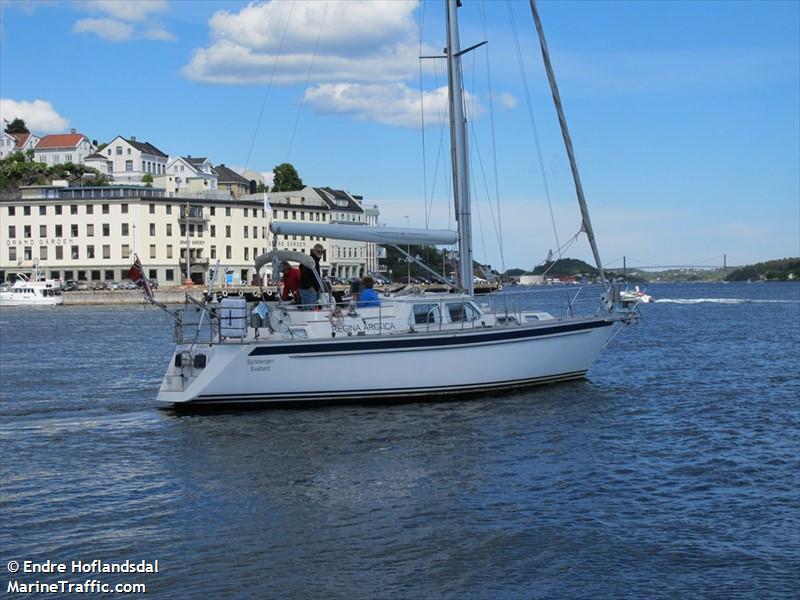 regina arctica (Sailing vessel) - IMO , MMSI 257793280, Call Sign LK9045 under the flag of Norway