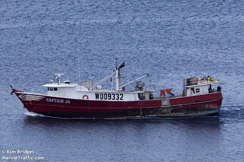 captain j3 (Fishing vessel) - IMO , MMSI 366135000, Call Sign WDD9332 under the flag of United States (USA)