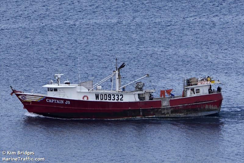 captain j3 (Fishing vessel) - IMO , MMSI 366135000, Call Sign WDD9332 under the flag of United States (USA)