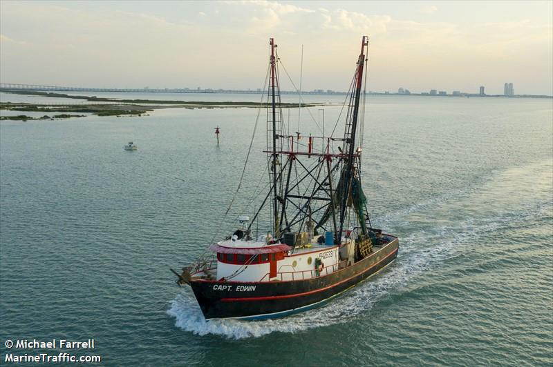 capt edwin (Fishing vessel) - IMO , MMSI 367194940, Call Sign WTP8811 under the flag of United States (USA)