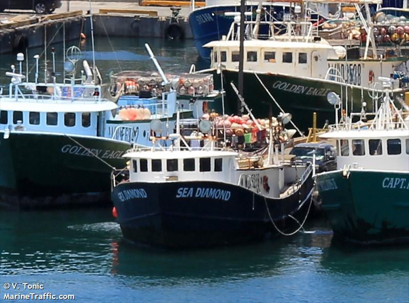 sea diamond (Fishing vessel) - IMO , MMSI 368063530, Call Sign WDK5298 under the flag of United States (USA)