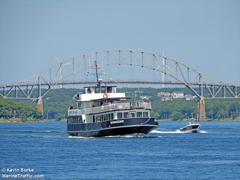 monhegan (Passenger ship) - IMO , MMSI 368273770, Call Sign WDN3661 under the flag of United States (USA)