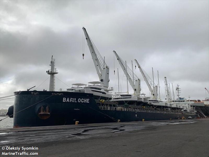 bariloche (Bulk Carrier) - IMO 9725885, MMSI 538010575, Call Sign V7A6243 under the flag of Marshall Islands