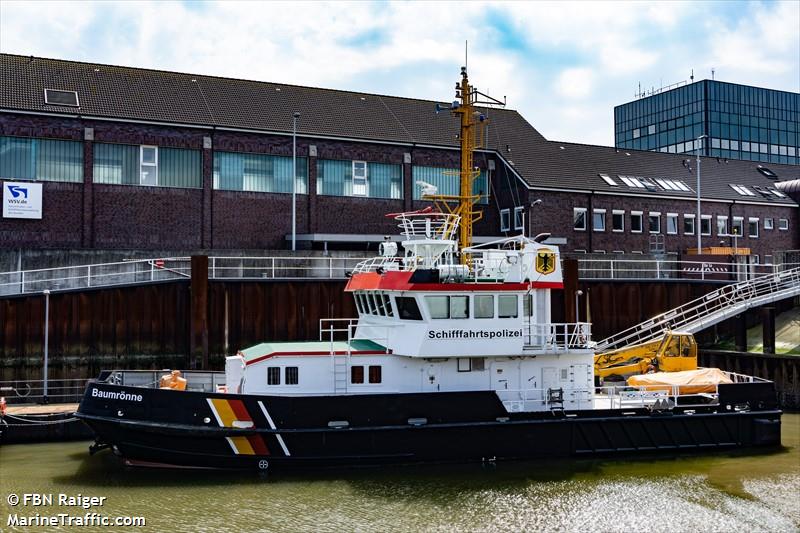 baumroenne (Research Vessel) - IMO 9082219, MMSI 211225300, Call Sign DBDQ under the flag of Germany