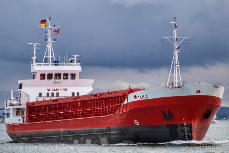 ilka (General Cargo Ship) - IMO 8504947, MMSI 218179000, Call Sign DIZZ under the flag of Germany