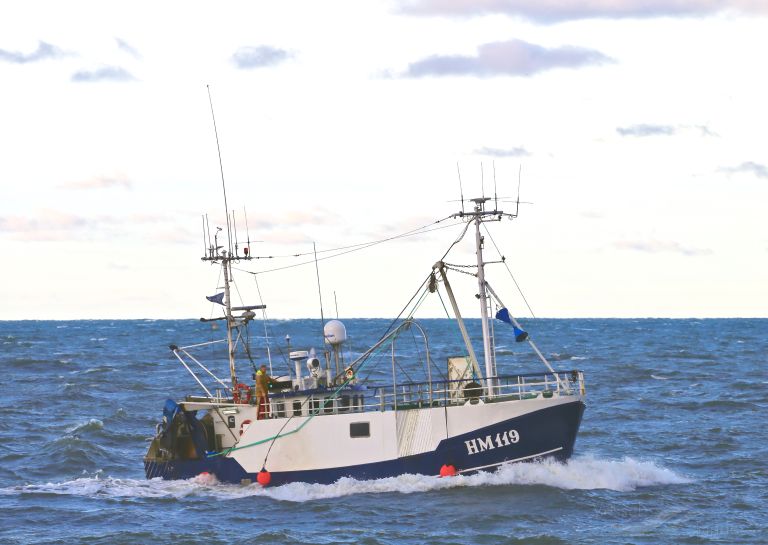 hm 119 blue ocean (Fishing vessel) - IMO , MMSI 219001343, Call Sign XP3111 under the flag of Denmark