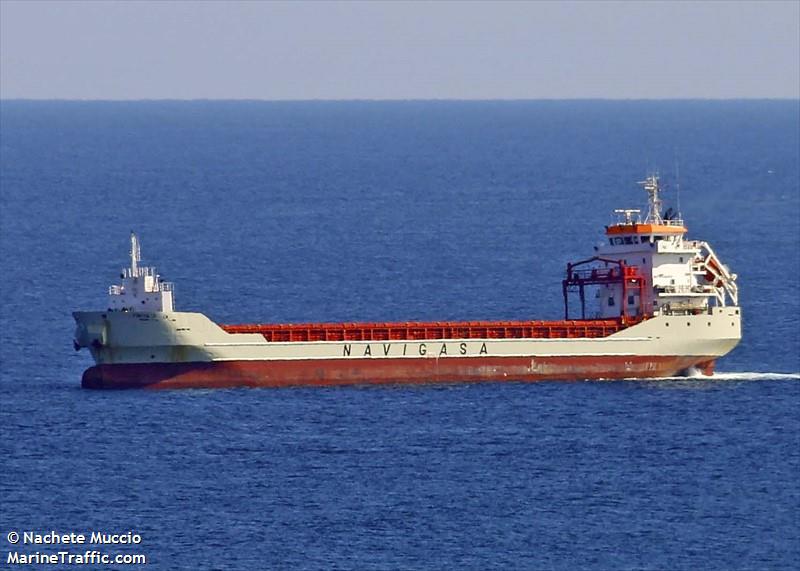 finita r (General Cargo Ship) - IMO 9400162, MMSI 225388000, Call Sign E.C.O.E under the flag of Spain