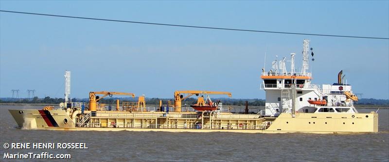 anita conti (Hopper Dredger) - IMO 9614775, MMSI 228029700, Call Sign FIER under the flag of France