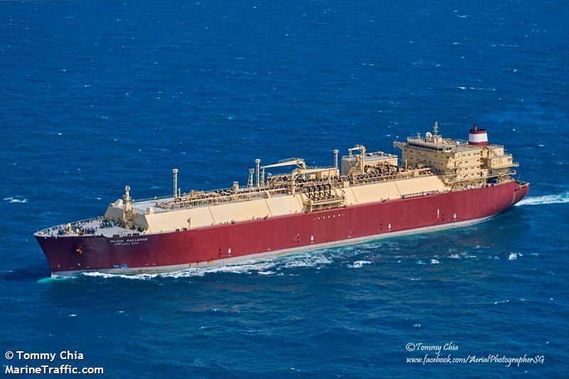 milaha ras laffan (LNG Tanker) - IMO 9255854, MMSI 229130000, Call Sign 9HA3093 under the flag of Malta