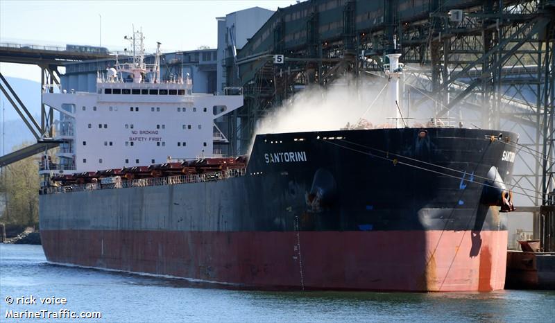 santorini (Bulk Carrier) - IMO 9609122, MMSI 229283000, Call Sign 9HA3201 under the flag of Malta