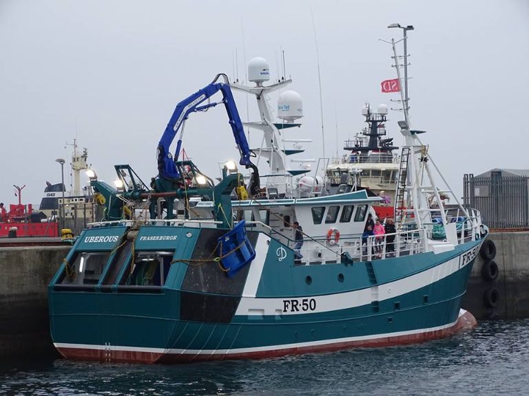uberous fr50 (Fishing vessel) - IMO , MMSI 232018893, Call Sign MEDW7 under the flag of United Kingdom (UK)
