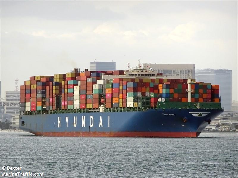 hyundai mars (Container Ship) - IMO 9725122, MMSI 232024773, Call Sign MGGA6 under the flag of United Kingdom (UK)