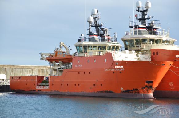 grampian cavalier (Standby Safety Vessel) - IMO 9368455, MMSI 235059646, Call Sign 2AHI5 under the flag of United Kingdom (UK)