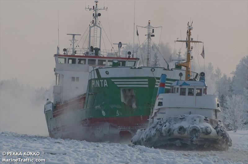 pinta (General Cargo Ship) - IMO 9063299, MMSI 236180000, Call Sign ZDFC8 under the flag of Gibraltar