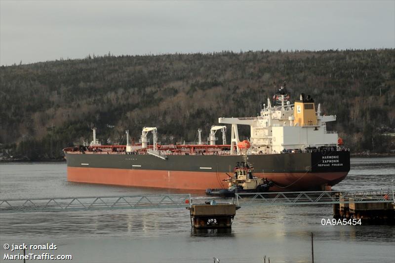 harmonic (Crude Oil Tanker) - IMO 9819868, MMSI 241665000, Call Sign SVDF2 under the flag of Greece