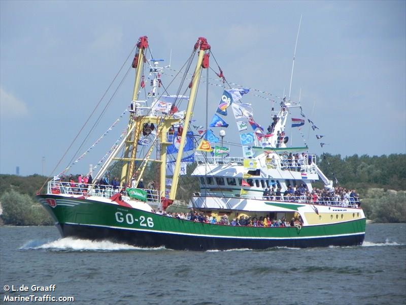 go26 arendjan (Fishing Vessel) - IMO 9242742, MMSI 245252000, Call Sign PBGF under the flag of Netherlands