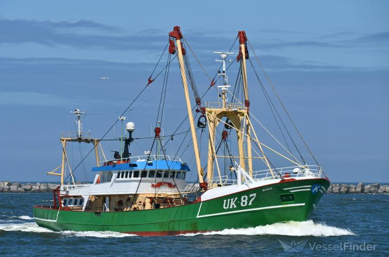 uk87 maria (Fishing Vessel) - IMO 8209200, MMSI 245310000, Call Sign PFUI under the flag of Netherlands