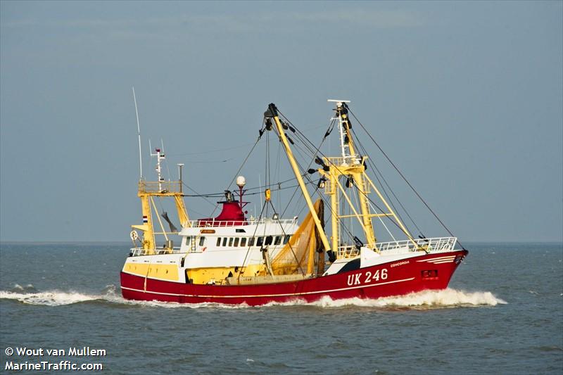 uk246 concordia (Fishing Vessel) - IMO 9055034, MMSI 246068000, Call Sign PDLQ under the flag of Netherlands