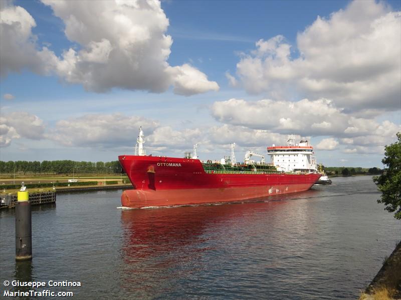 mt ottomana (Chemical/Oil Products Tanker) - IMO 9299214, MMSI 247152100, Call Sign IBMT under the flag of Italy