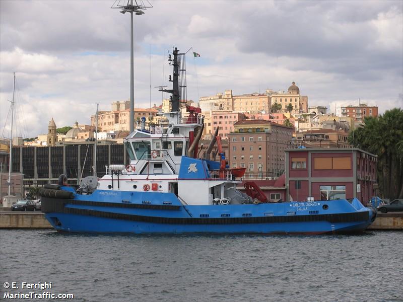 carlotta onorato (Tug) - IMO 9431678, MMSI 247215400, Call Sign IIGG2 under the flag of Italy