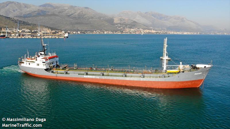 praiano (Water Tanker) - IMO 6826418, MMSI 247531000, Call Sign IBFU under the flag of Italy