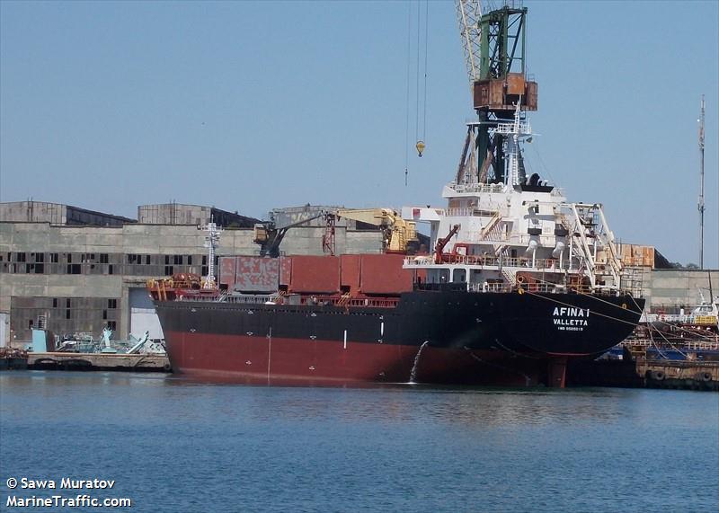 afina i (Bulk Carrier) - IMO 9585015, MMSI 248300000, Call Sign 9HA4601 under the flag of Malta