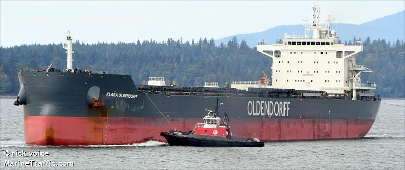 klara oldendorff (Bulk Carrier) - IMO 9849007, MMSI 255806254, Call Sign CQAR4 under the flag of Madeira