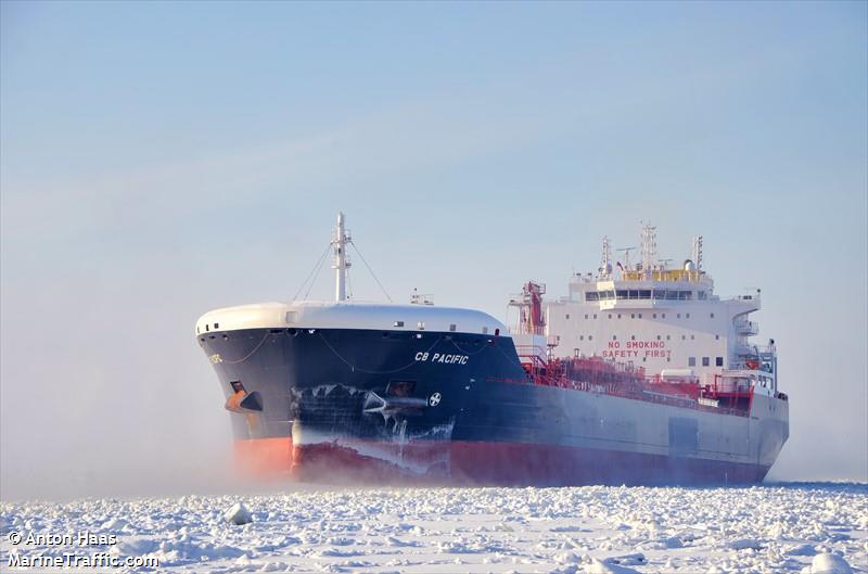 cb pacific (Chemical/Oil Products Tanker) - IMO 9851725, MMSI 255806265, Call Sign CQAS7 under the flag of Madeira