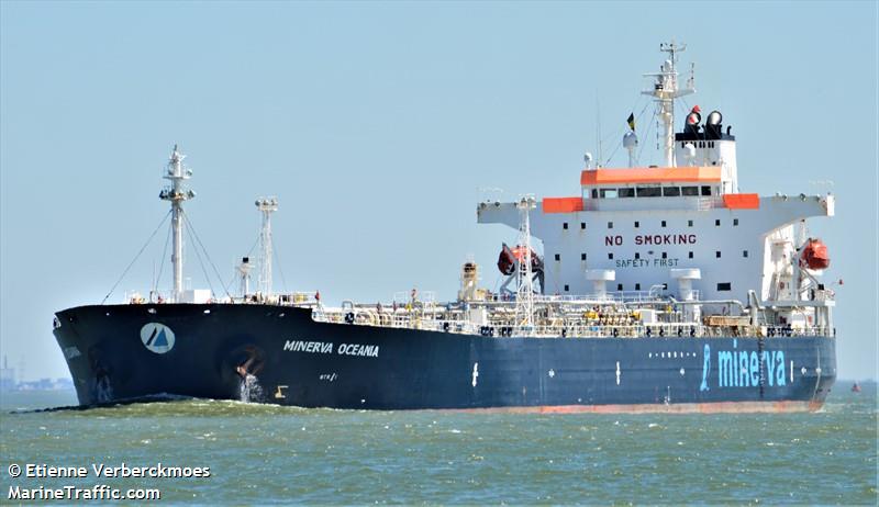 minerva oceania (Oil Products Tanker) - IMO 9380075, MMSI 256338000, Call Sign 9HA3890 under the flag of Malta