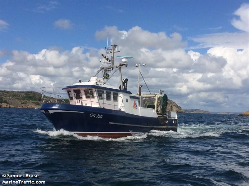 liz (Fishing vessel) - IMO , MMSI 265762710, Call Sign SHJP under the flag of Sweden