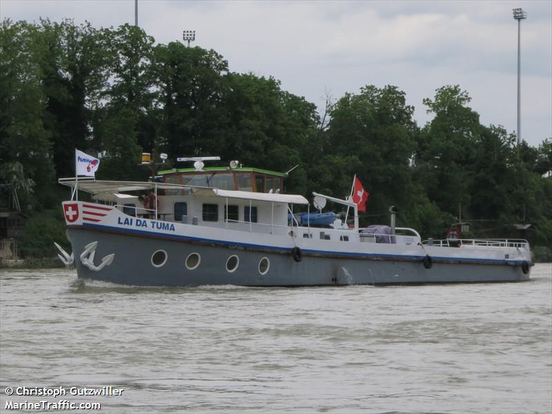 lai da tuma (Tug) - IMO , MMSI 269056270, Call Sign HE6270 under the flag of Switzerland