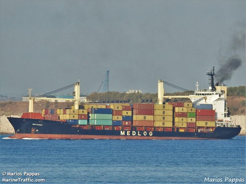 med denizli (Container Ship) - IMO 9106493, MMSI 271044398, Call Sign TCA3930 under the flag of Turkey