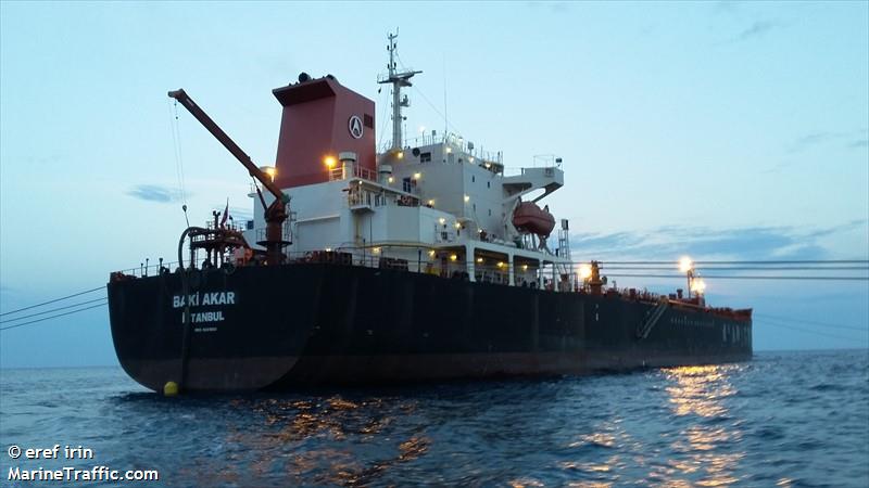 baki akar (Chemical/Oil Products Tanker) - IMO 9241803, MMSI 271044414, Call Sign TCA3959 under the flag of Turkey
