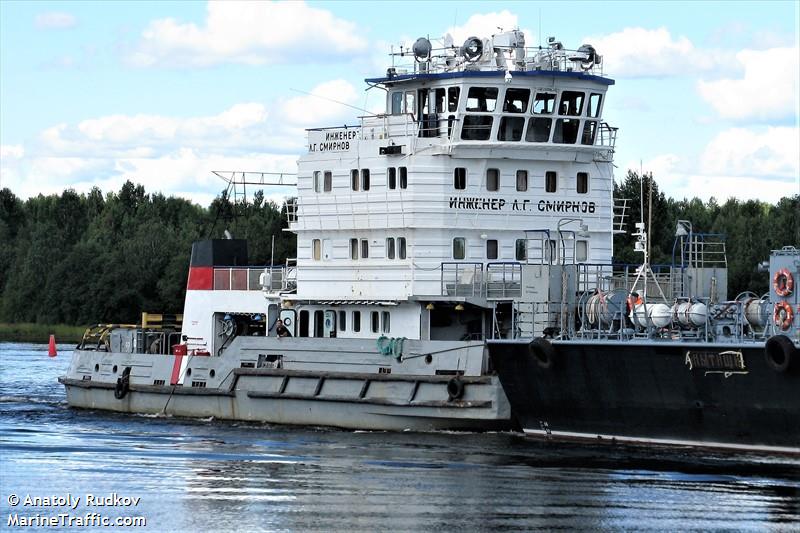 inzhener l.g.smirnov (Towing vessel) - IMO , MMSI 273317670, Call Sign SMIRNOV under the flag of Russia