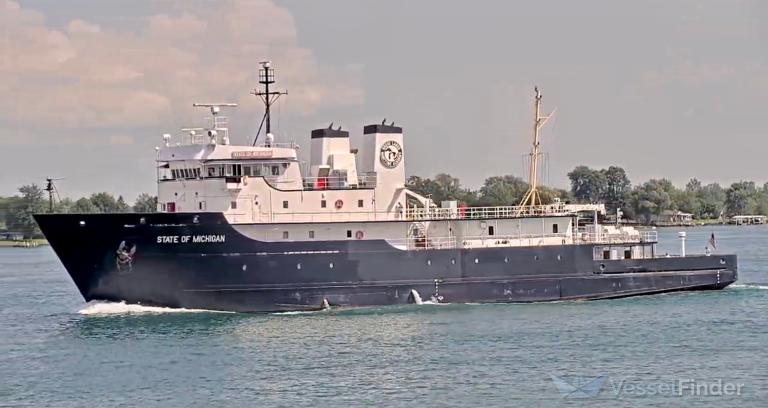 state of michigan (Training Ship) - IMO 8835451, MMSI 338940000, Call Sign WMAP under the flag of USA