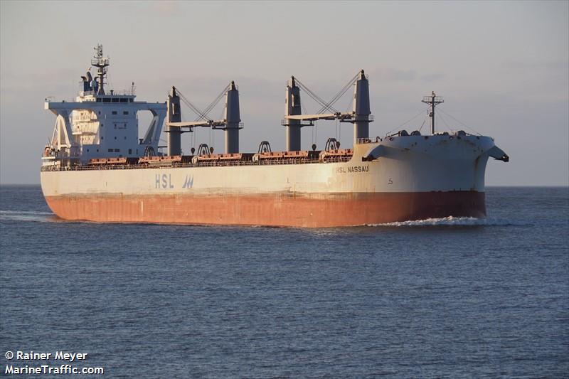 hsl nassau (Bulk Carrier) - IMO 9802310, MMSI 351234000, Call Sign 3FGE9 under the flag of Panama