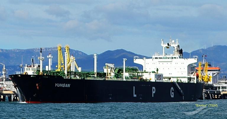 yuhsan (LPG Tanker) - IMO 9238272, MMSI 353812000, Call Sign H9TE under the flag of Panama