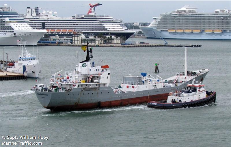 jose fernanda (Cement Carrier) - IMO 7110000, MMSI 354564000, Call Sign 3FRN6 under the flag of Panama