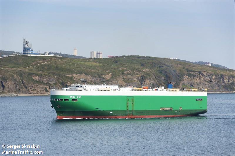sang shin (Vehicles Carrier) - IMO 9073701, MMSI 355297000, Call Sign 3FUX9 under the flag of Panama