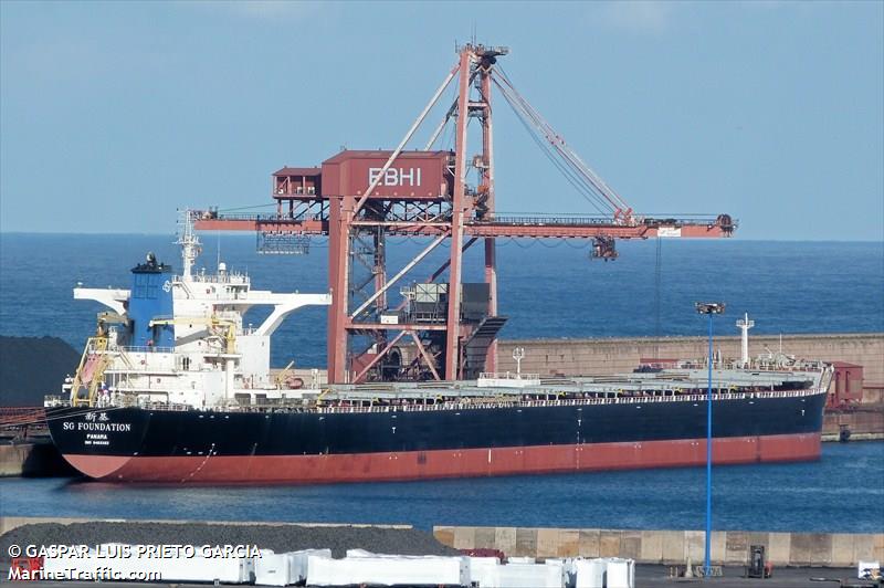 sg foundation (Bulk Carrier) - IMO 9483293, MMSI 356977000, Call Sign 3FTC under the flag of Panama